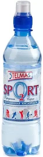 фото упаковки Стэлмас О2 Спорт Вода питьевая с кислородом