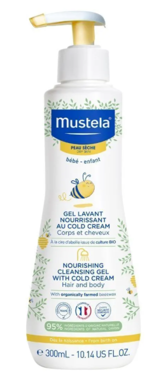 фото упаковки Mustela Гель для купания питательный с кольд-кремом
