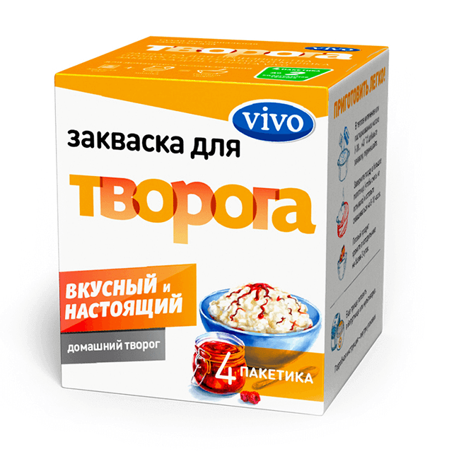 фото упаковки Vivo Закваска Творог