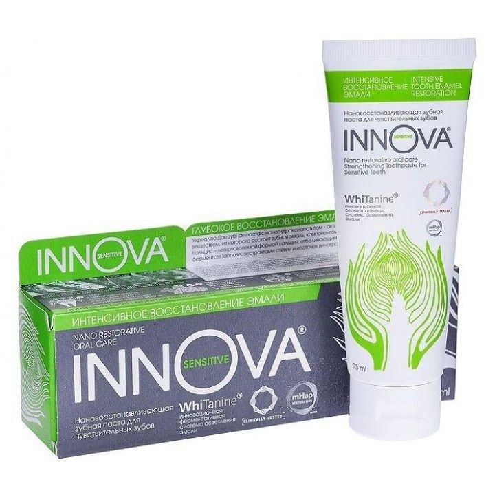 фото упаковки Innova Sensitive Зубная паста Интенсивное восстановление эмали