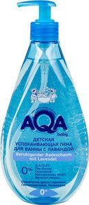 фото упаковки AQA baby пена для ванны детская успокаивающая