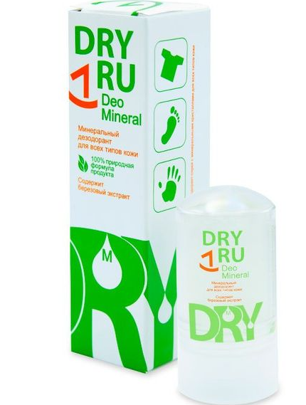 фото упаковки Dry Ru Deo Mineral Дезодорант минеральный