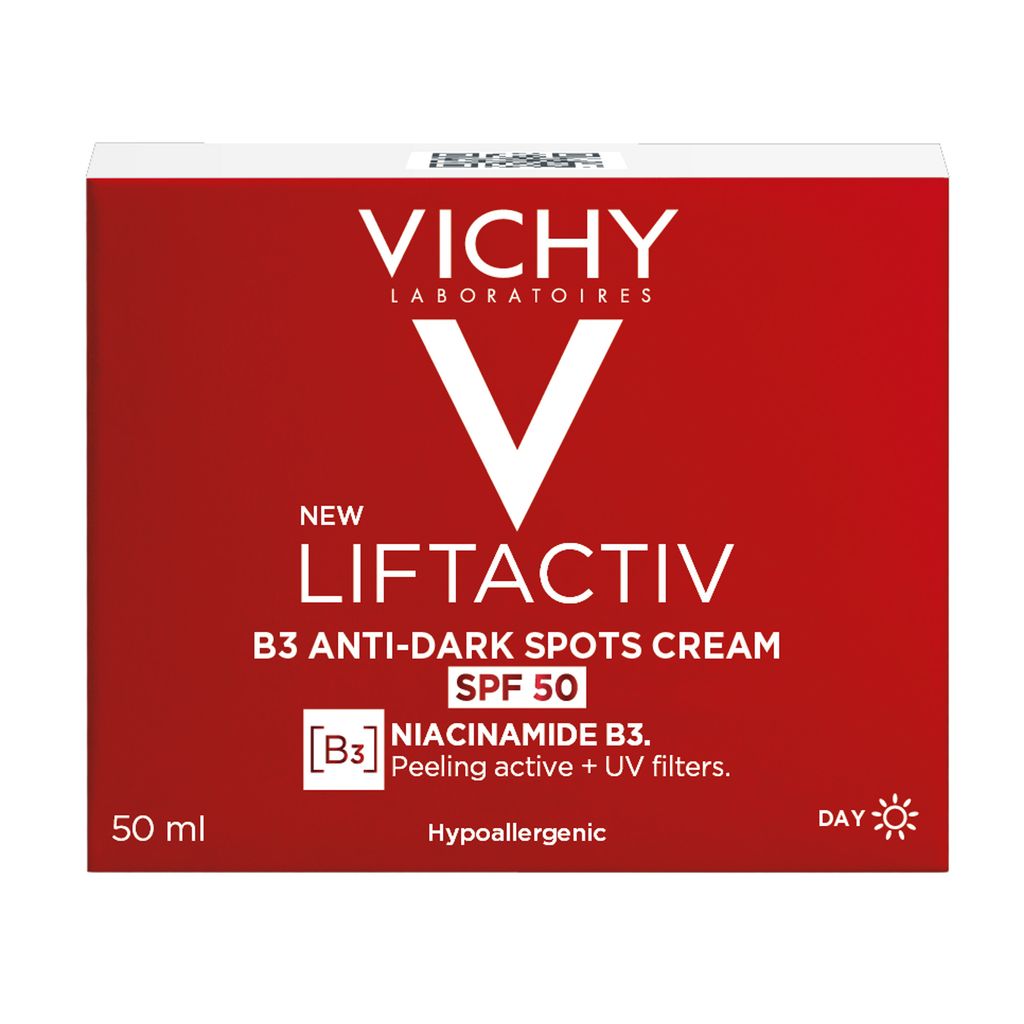 Vichy Liftactiv Крем против пигментации с витамином В3 SPF50, крем, дневной, 50 мл, 1 шт.