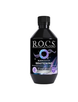 ROCS Black edition Ополаскиватель для полости рта Отбеливающий