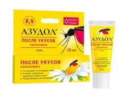 Азудол гель после укусов насекомых