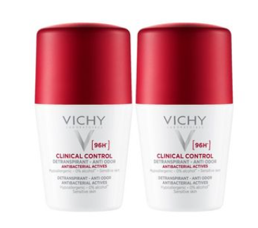 Vichy Clinical Control Дезодорант-антиперспирант 96 ч, део-ролик, 50 мл, 2 шт.