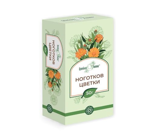 Целебная поляна Ноготков цветки, фиточай, 50 г, 1 шт.