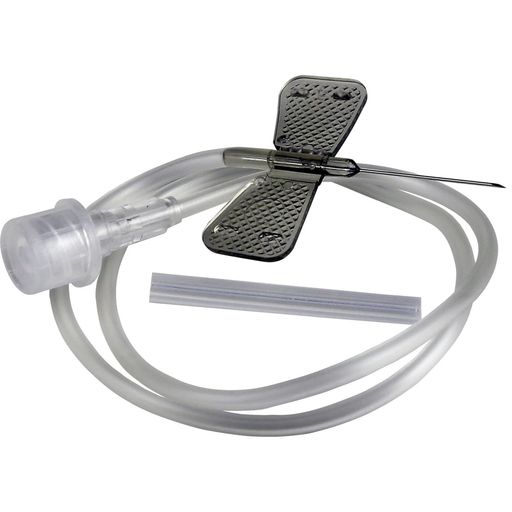 SFM Устройство для вливания в малые вены, 27G (0,40х19мм), серый цвет, 1 шт.