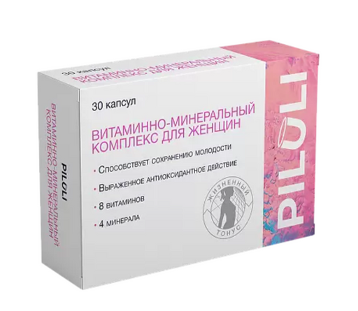 Piluli Витаминно-минеральный комплекс для женщин, капсулы, 30 шт.