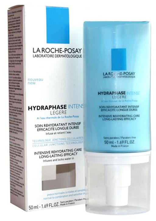 La Roche-Posay Hydraphase Intense Legere увлажняющее средство, крем-гель, увлажняющий, 50 мл, 1 шт.