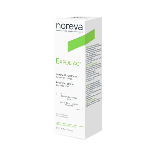 Noreva Exfoliac Скраб для лица очищающий, скраб для лица, 50 мл, 1 шт.