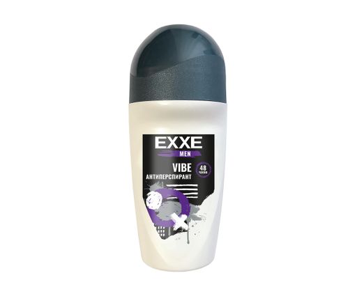 Exxe Men Vibe Антиперспирант мужской, антиперспирант ролик, 50 мл, 1 шт.