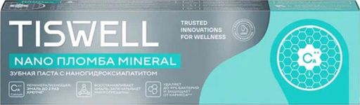 Tiswell Зубная паста реминерализующая с наногидроксиапатитом, паста зубная, 110 г, 1 шт.