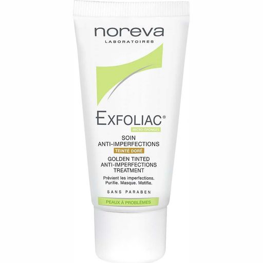 Noreva Exfoliac Тональный матирующий крем (золотистый), крем для лица, 30 мл, 1 шт.