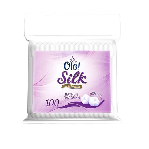 Ola! Silk Sense ватные палочки, в пакете, 100 шт.